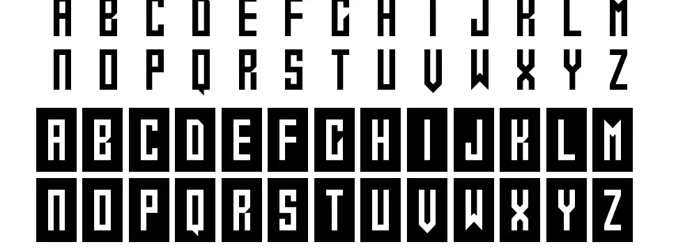 Gameshowfont specimens