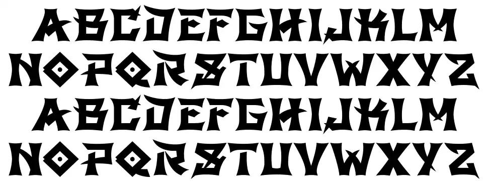 GB Shintofont specimens
