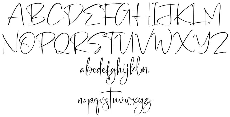 Georgia Westernfont specimens
