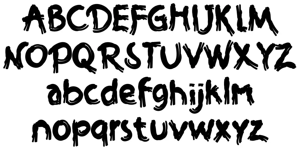 Ghost Deathfont specimens