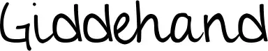 Giddehand
