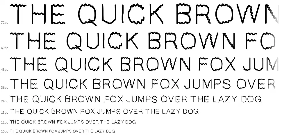 GIfontfont waterfall