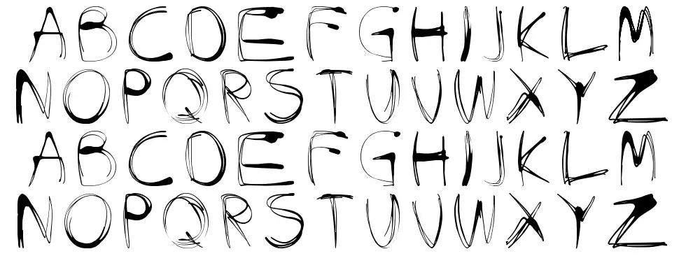 Glow Carro Danish Spiikfont specimens