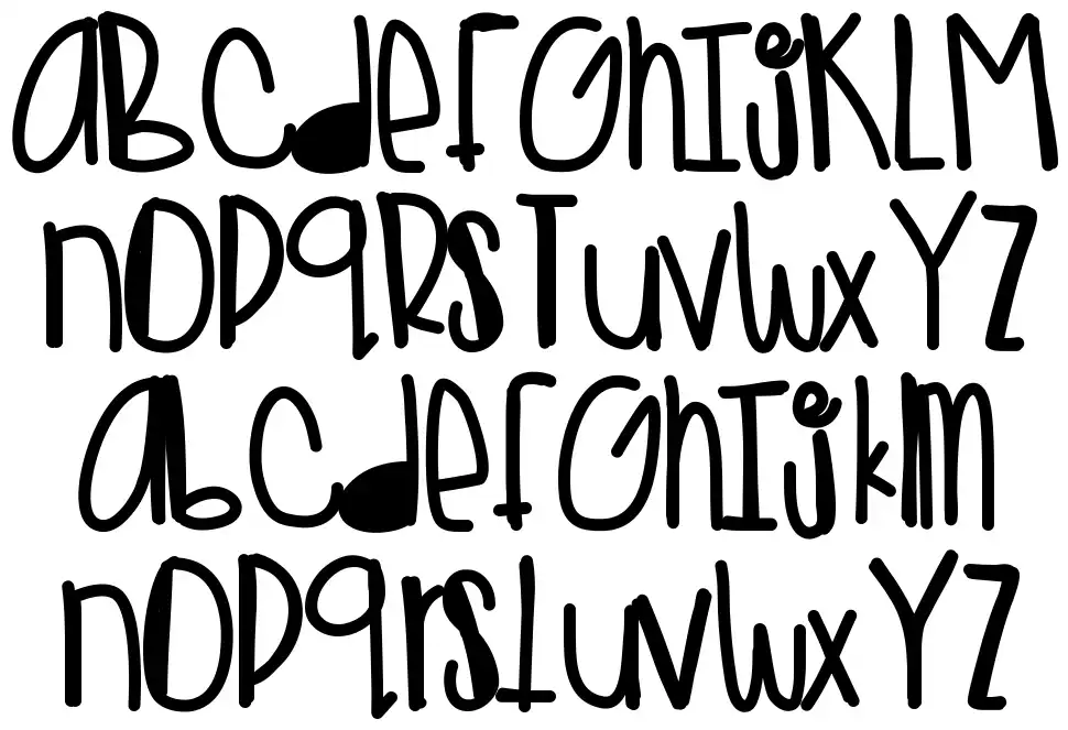 Golden Teddysfont specimens