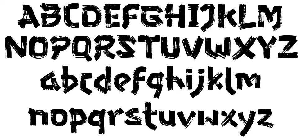 Gozaru Esemplari Gozarufont specimens