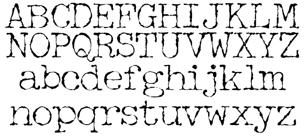 Halbstarke Picafont specimens