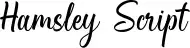 Hamsley Script