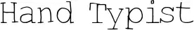 Hand Typist