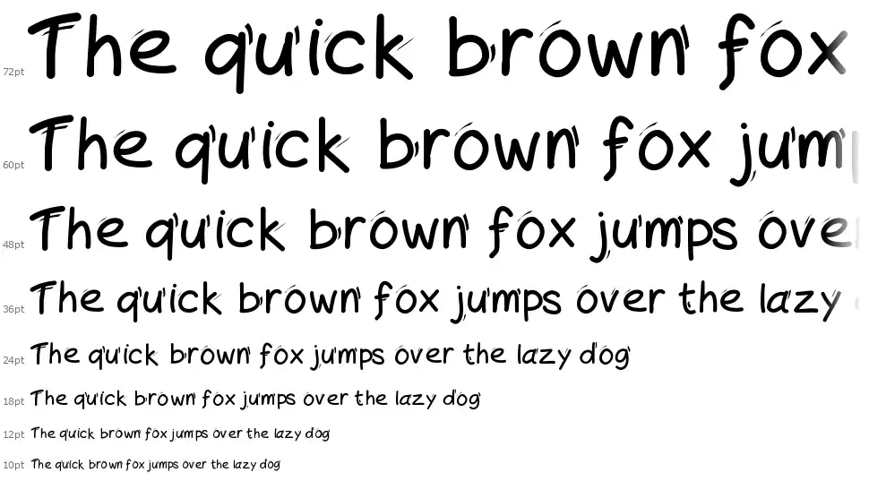Handylinedfont waterfall