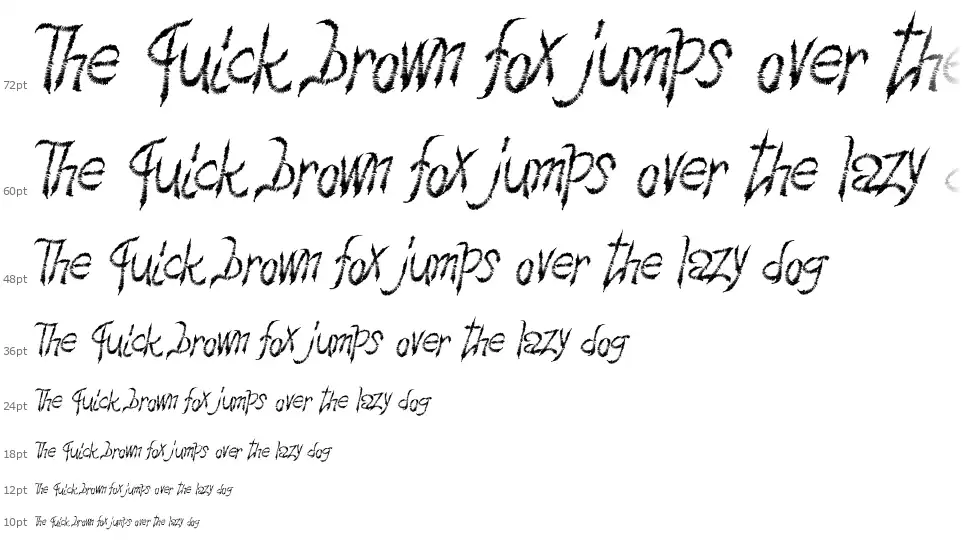 Hawt Friendfont waterfall