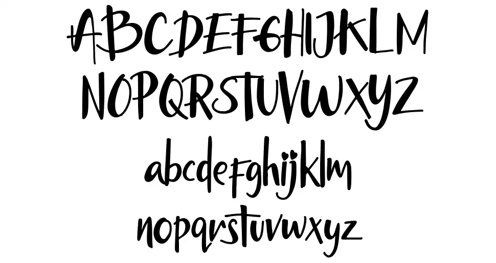 Hello Bunnyfont specimens