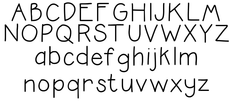 Hello Doodle Printfont specimens