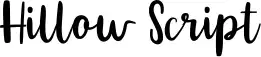 Hillow Script