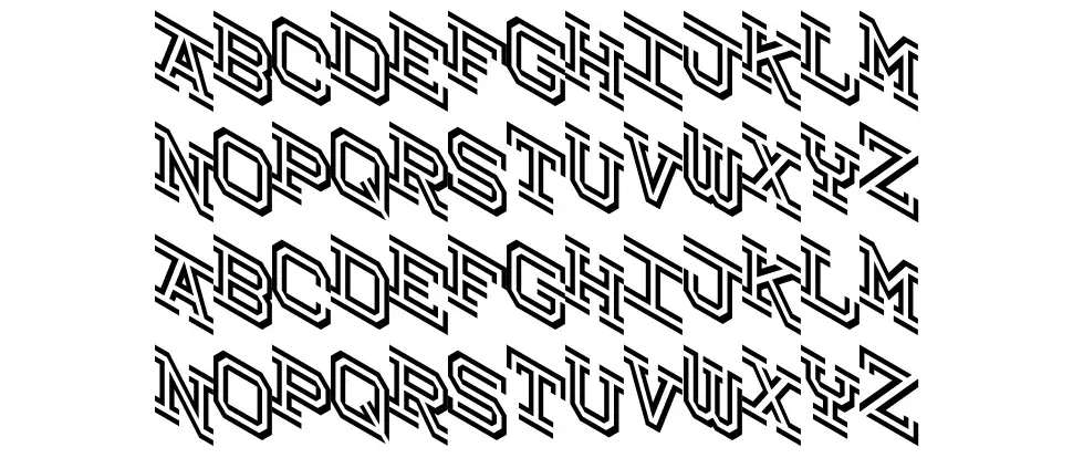 Hokjesgeest Cubefont specimens