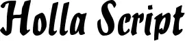 Holla Script