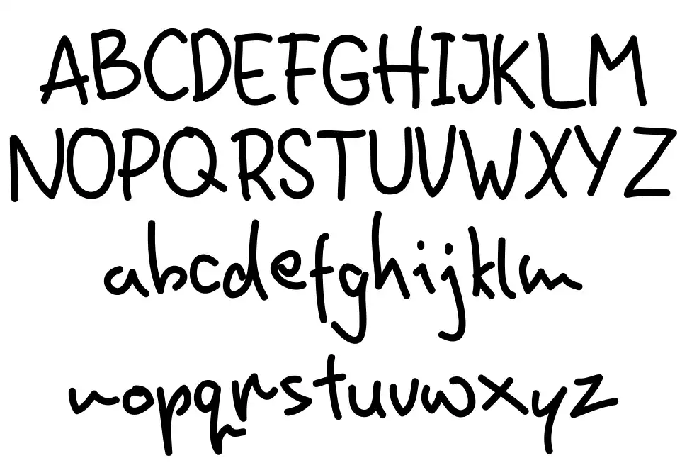 Homin Funfont specimens