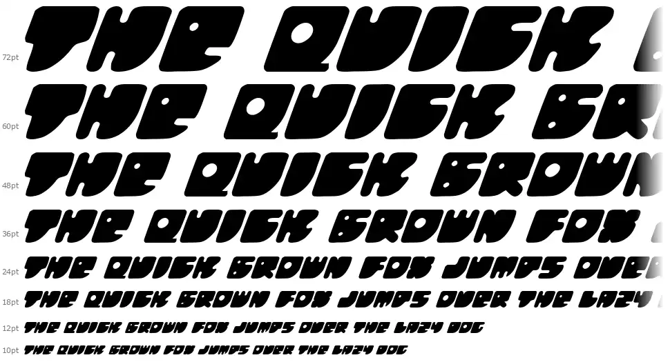 Honeyflashfont waterfall