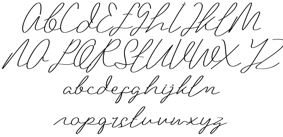 Hopeflowfont specimens