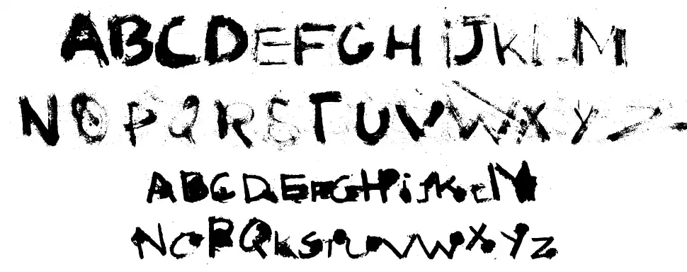 I love Grungefont specimens