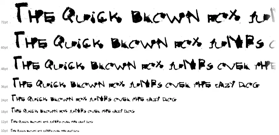 I love Grungefont waterfall
