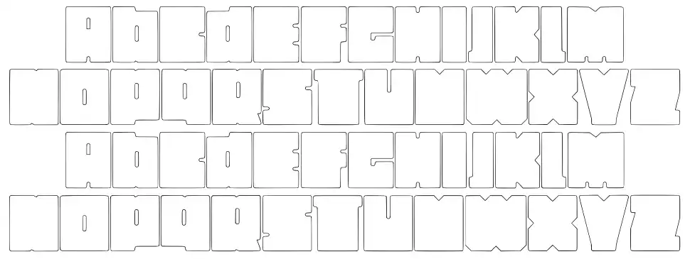 Infinityfont specimens