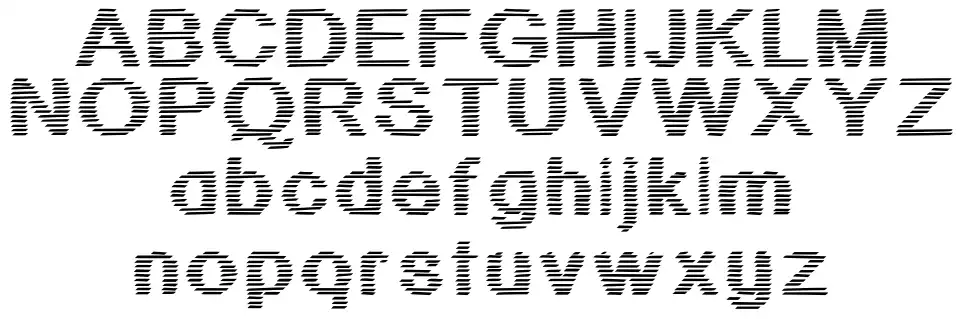 JD Stripexfont specimens