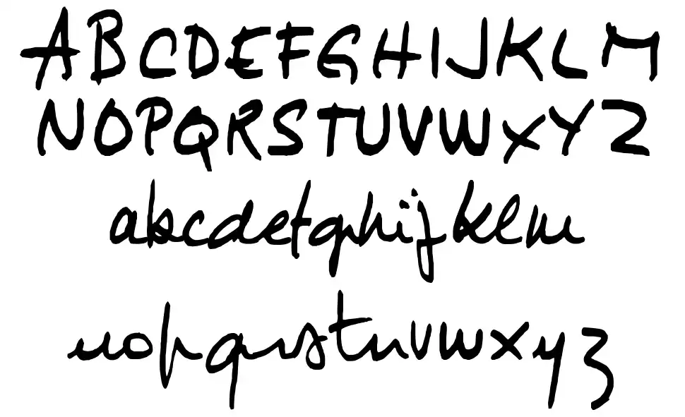 Jimmy 1font specimens