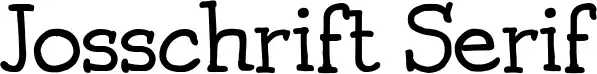 Josschrift Serif