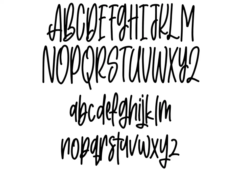 Just Ruthfont specimens