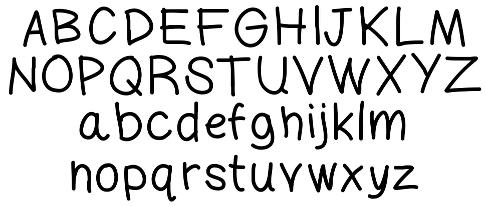 KB Darling MGfont specimens