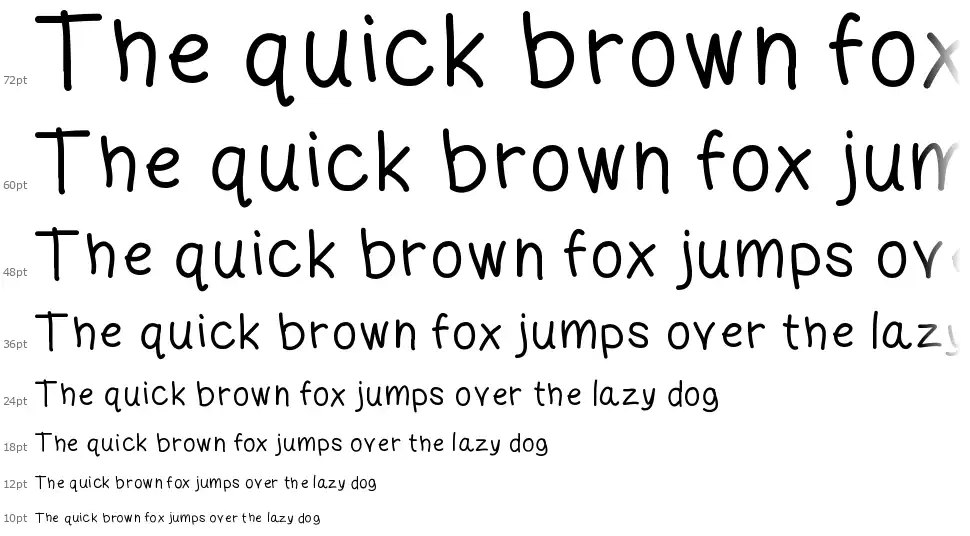 KB Darling MGfont waterfall