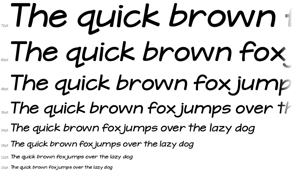 KG A Teeny Tiny Fontfont waterfall