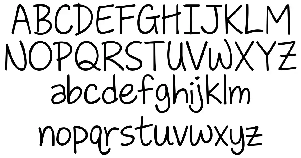 KG Love Somebodyfont specimens