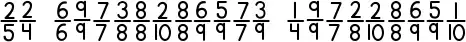 KG Traditional Fractions
