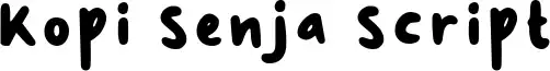 Kopi Senja Script