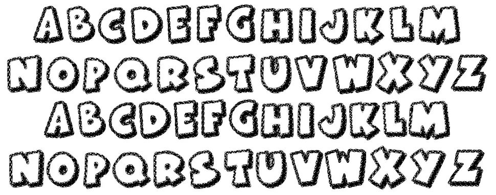 KR Frosted Cakefont specimens