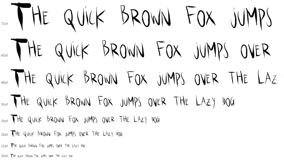 Ks.Brushfont waterfall