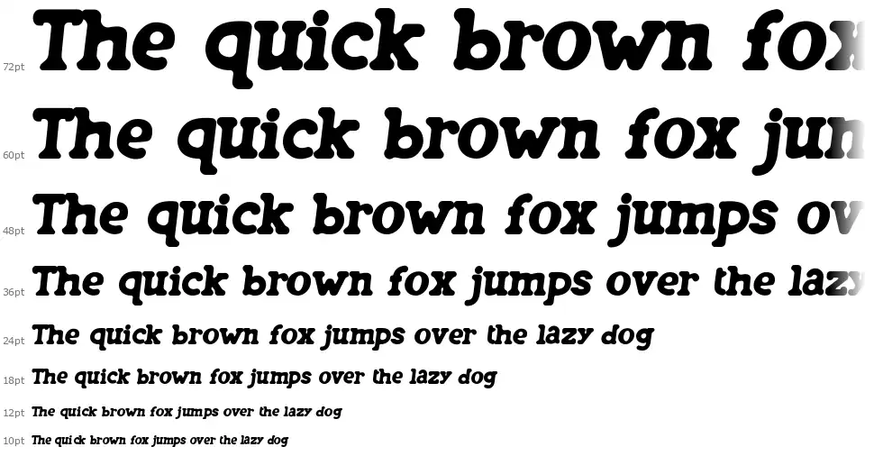 Kubird Cascata Kubirdfont waterfall