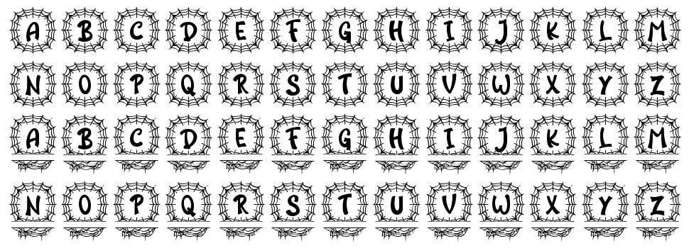 Laba Monogramfont specimens