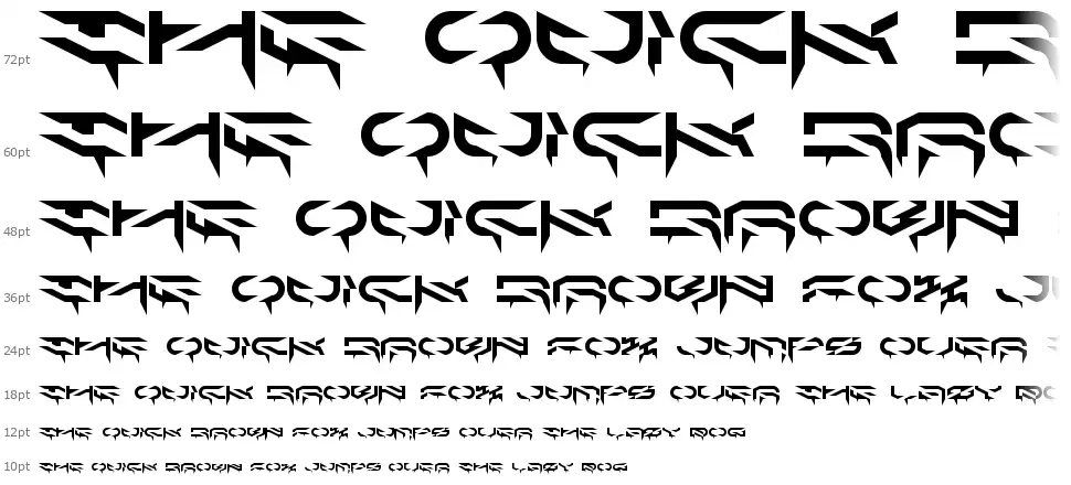 LDR#6font waterfall