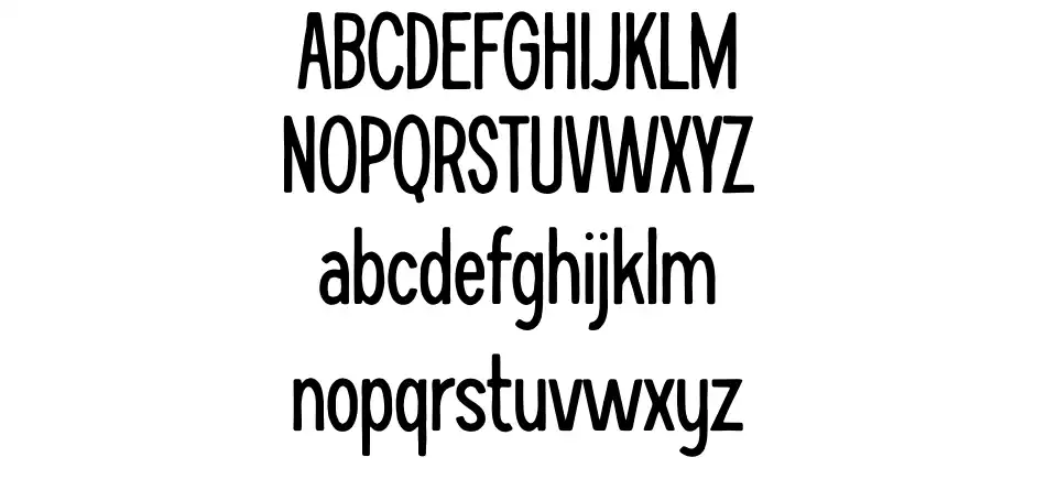Liederfont specimens