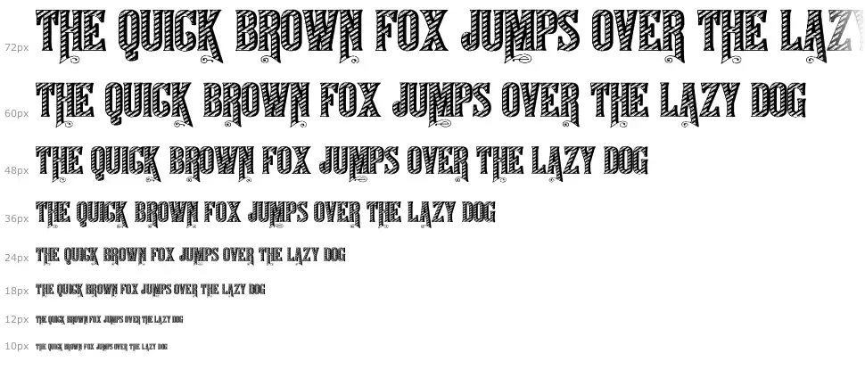Louise XIVfont waterfall