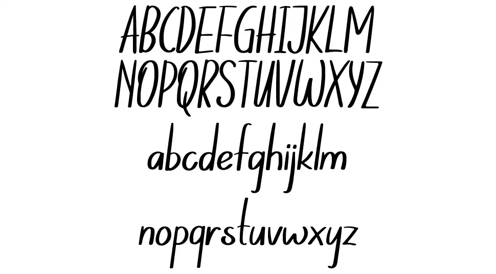 Love Letterfont specimens