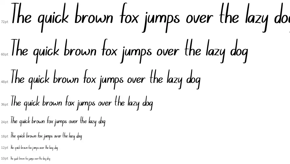 Love Letterfont waterfall