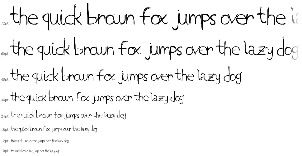 LowCasefont waterfall