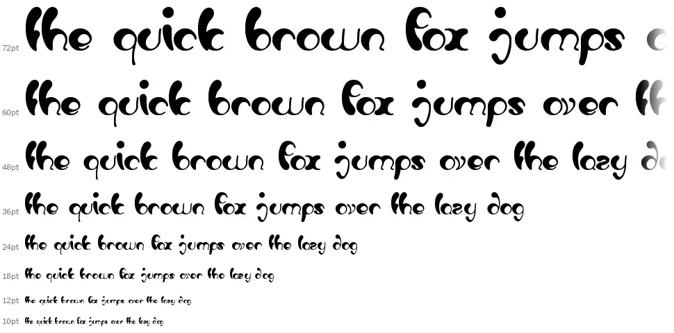 Luxurious Sexyfont waterfall