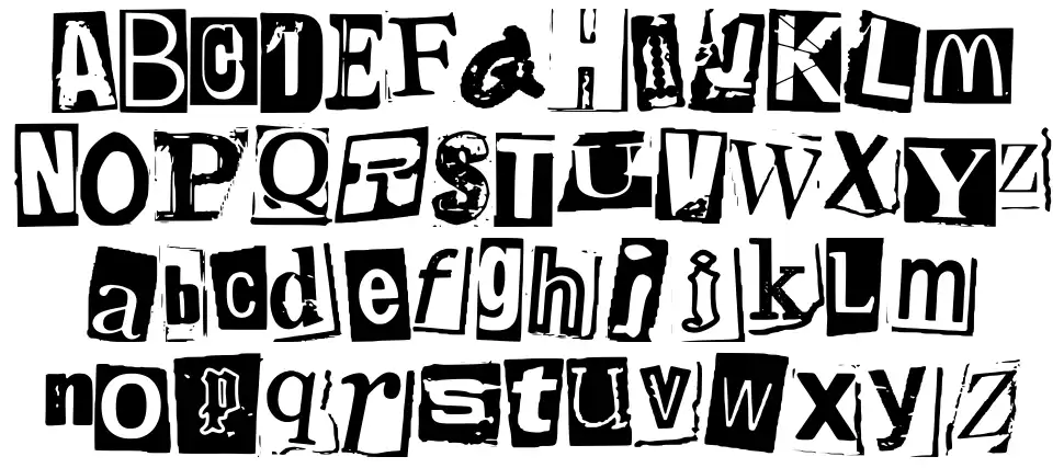 Magazine Letterfont specimens