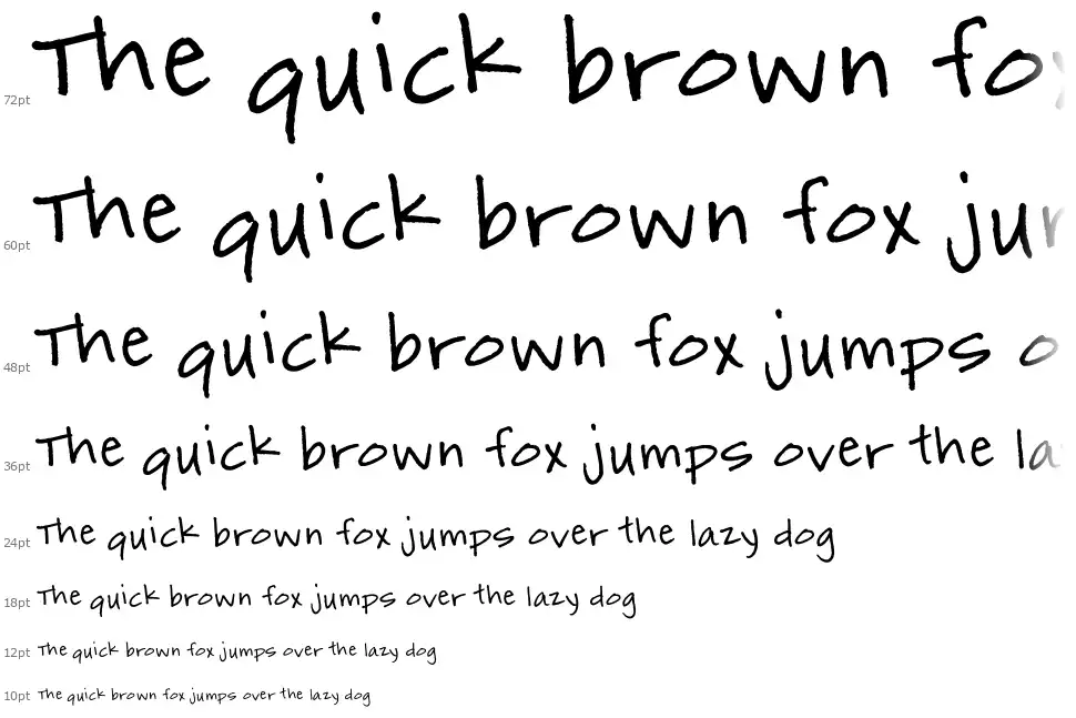 Marmalade Toastfont waterfall
