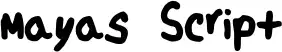 Mayas Script