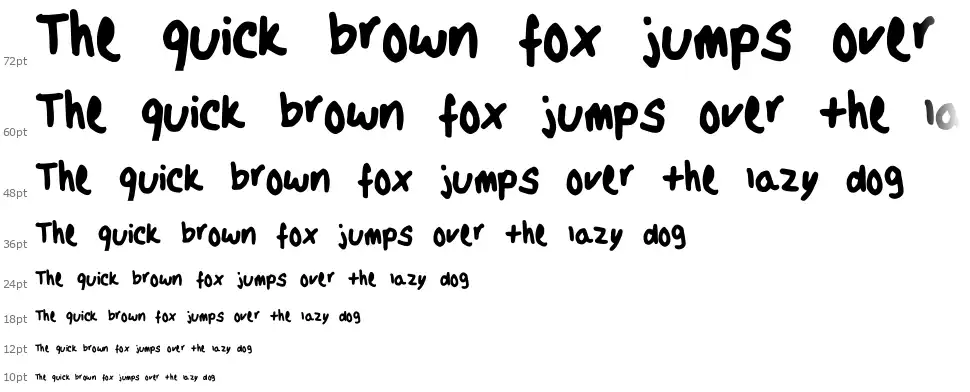 Mayas Scriptfont waterfall